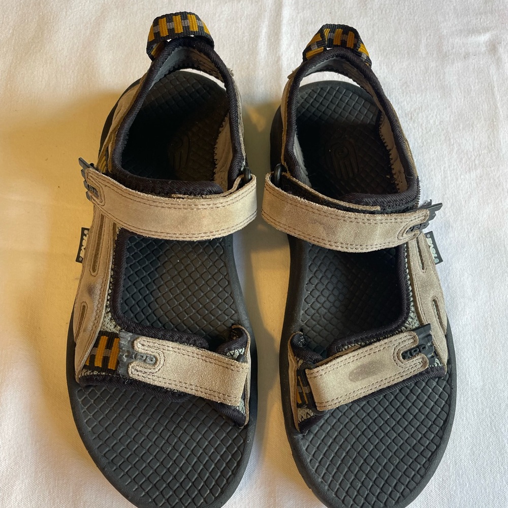 Teva Men's Beige and Black Outdoor Sport Sandals